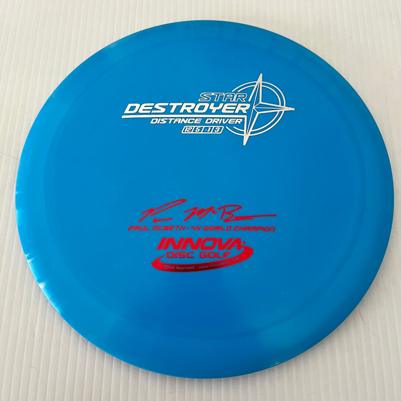 Innova 4x Paul McBeth "Pre-Embossed" Star Destroyer 12/5/-1/3