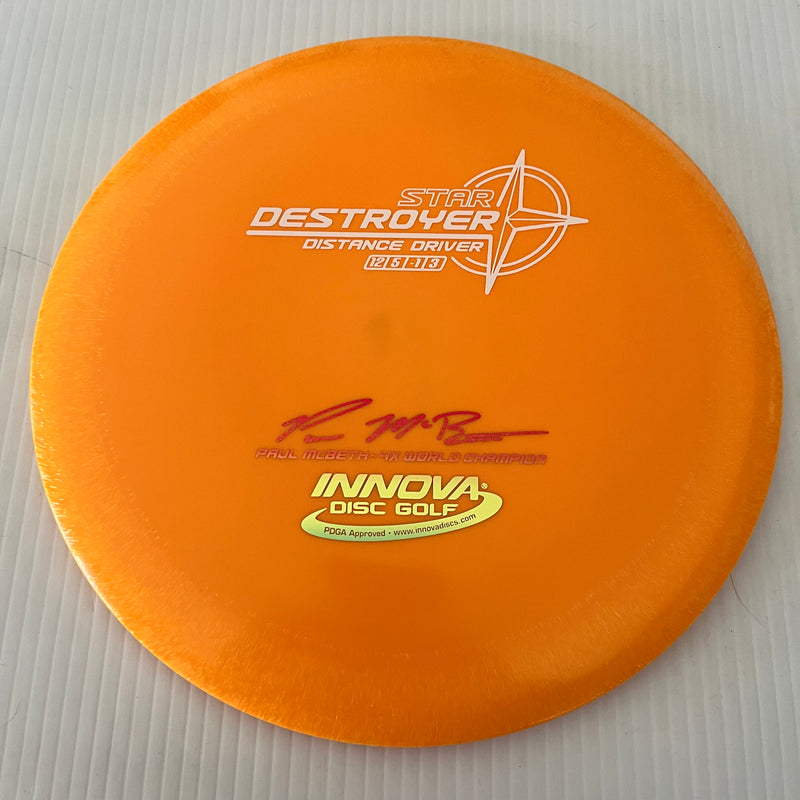 Innova 4x Paul McBeth "Pre-Embossed" Star Destroyer 12/5/-1/3