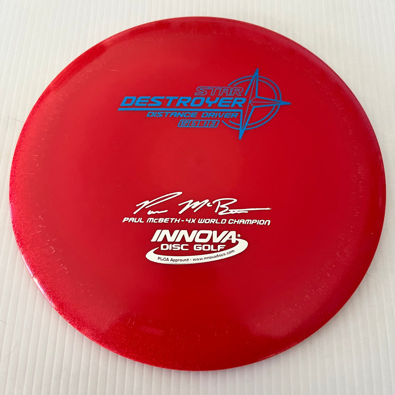 Innova 4x Paul McBeth "Pre-Embossed" Star Destroyer 12/5/-1/3