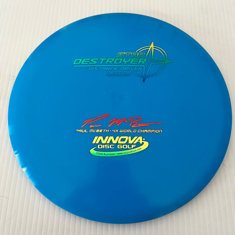 Innova 4x Paul McBeth "Pre-Embossed" Star Destroyer 12/5/-1/3