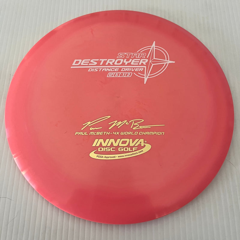 Innova 4x Paul McBeth "Pre-Embossed" Star Destroyer 12/5/-1/3