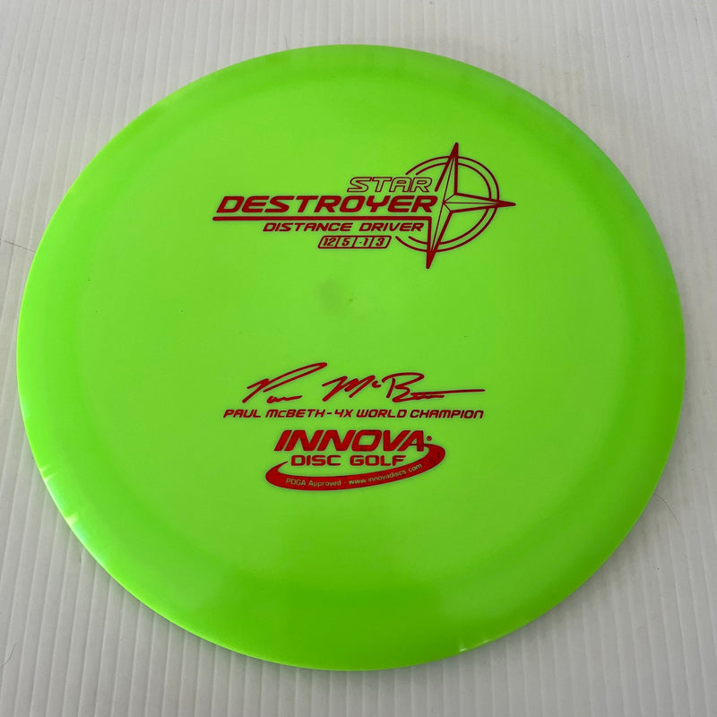 Innova 4x Paul McBeth "Pre-Embossed" Star Destroyer 12/5/-1/3