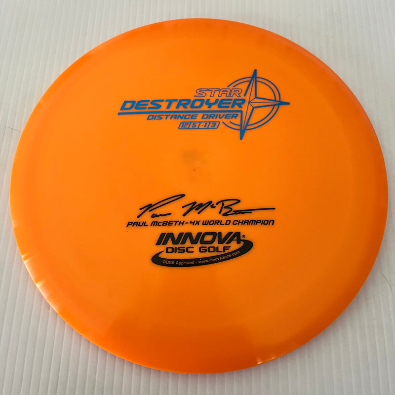 Innova 4x Paul McBeth "Pre-Embossed" Star Destroyer 12/5/-1/3