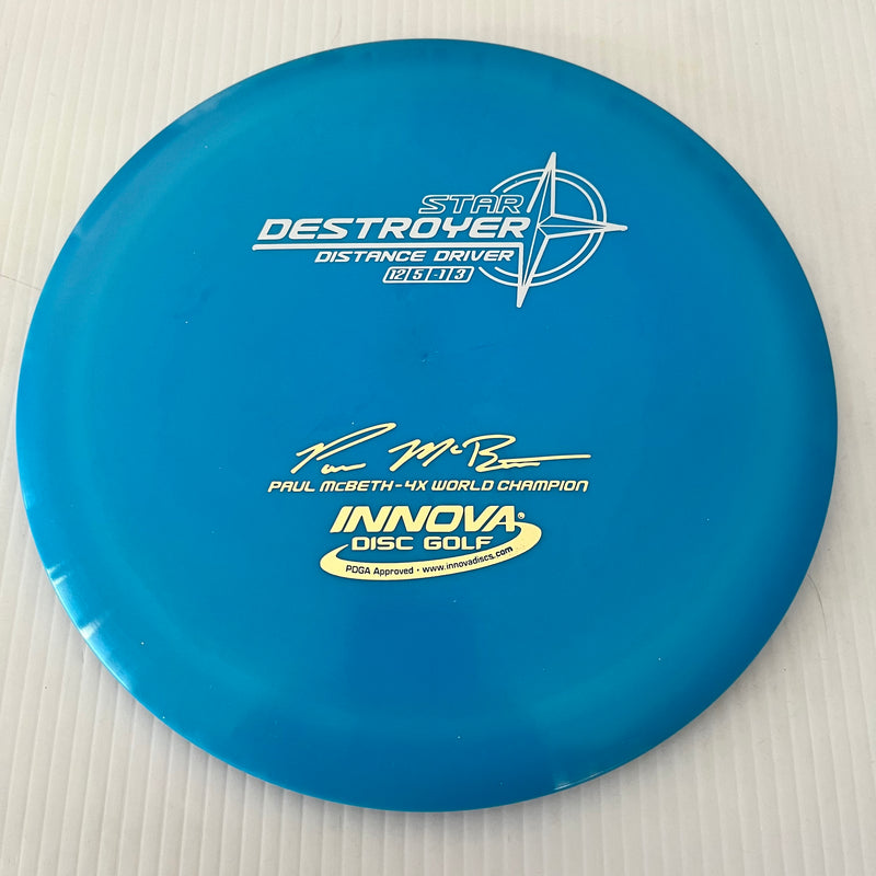 Innova 4x Paul McBeth "Pre-Embossed" Star Destroyer 12/5/-1/3