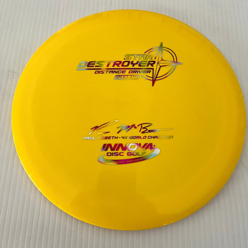 Innova 4x Paul McBeth "Pre-Embossed" Star Destroyer 12/5/-1/3