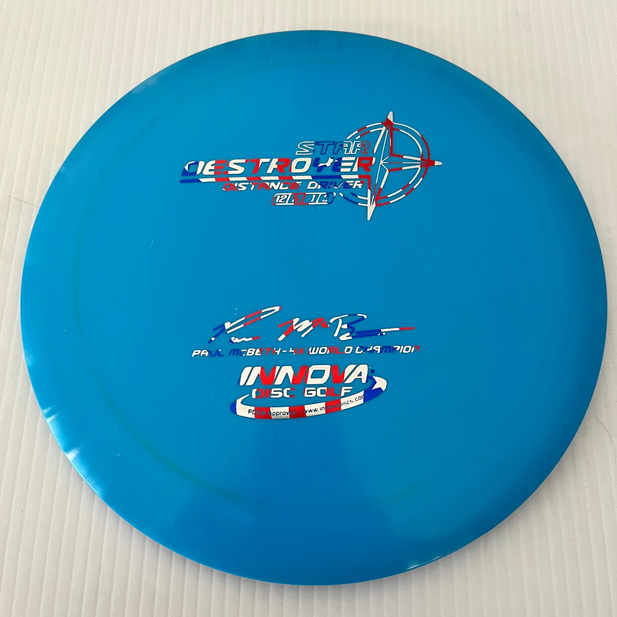 Innova 4x Paul McBeth "Pre-Embossed" Star Destroyer 12/5/-1/3