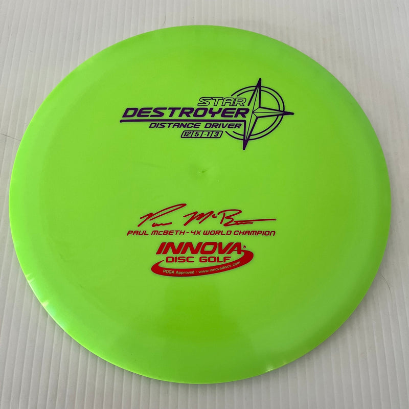 Innova 4x Paul McBeth "Pre-Embossed" Star Destroyer 12/5/-1/3