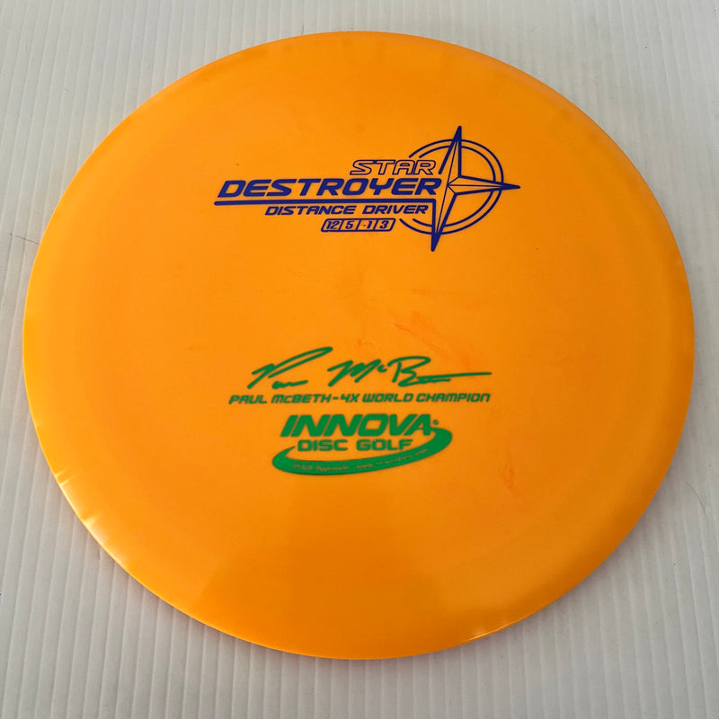 Innova 4x Paul McBeth "Pre-Embossed" Star Destroyer 12/5/-1/3