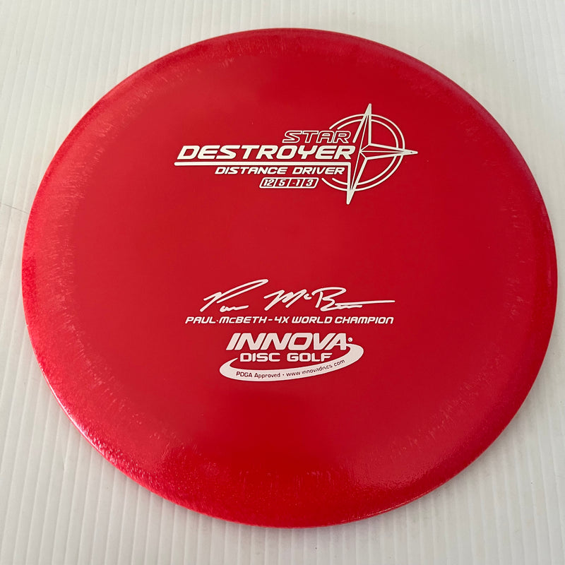 Innova 4x Paul McBeth "Pre-Embossed" Star Destroyer 12/5/-1/3