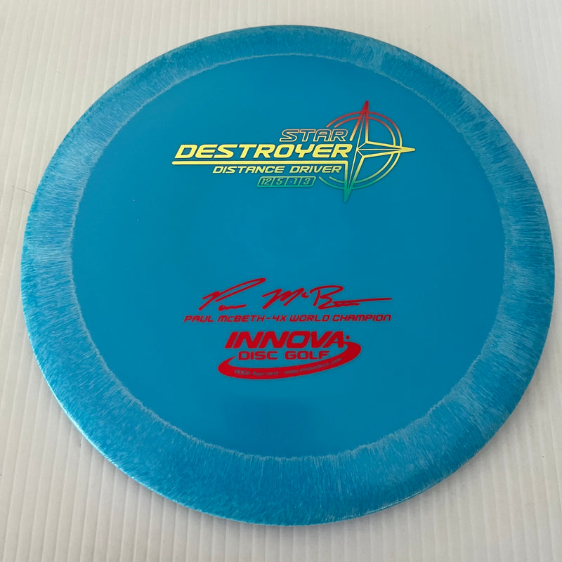 Innova 4x Paul McBeth "Pre-Embossed" Star Destroyer 12/5/-1/3