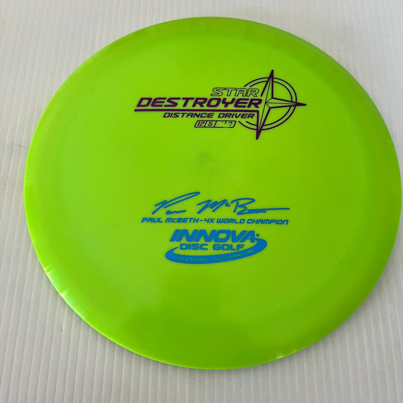 Innova 4x Paul McBeth "Pre-Embossed" Star Destroyer 12/5/-1/3