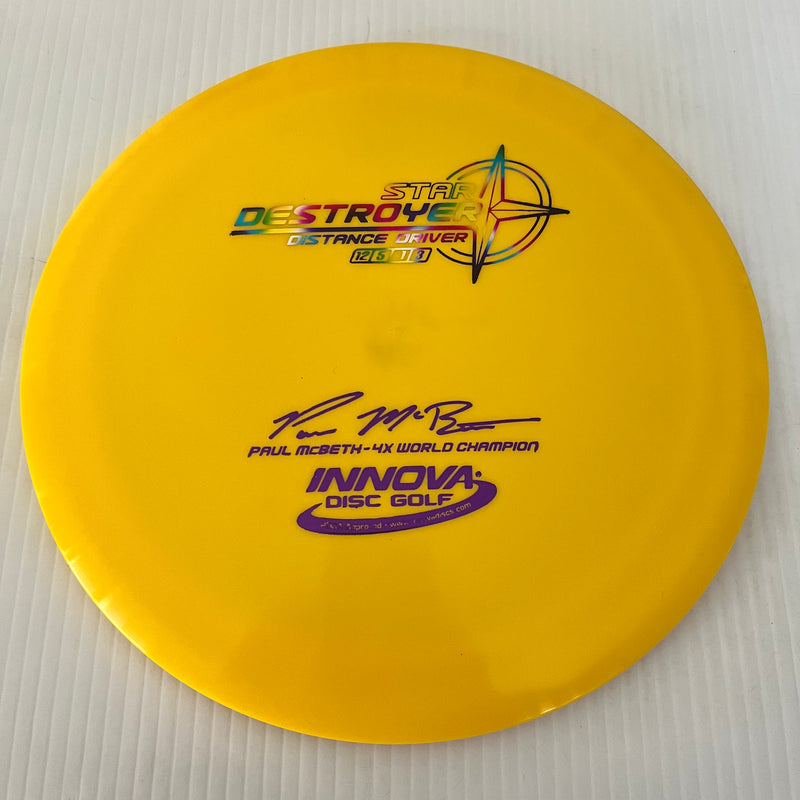 Innova 4x Paul McBeth "Pre-Embossed" Star Destroyer 12/5/-1/3