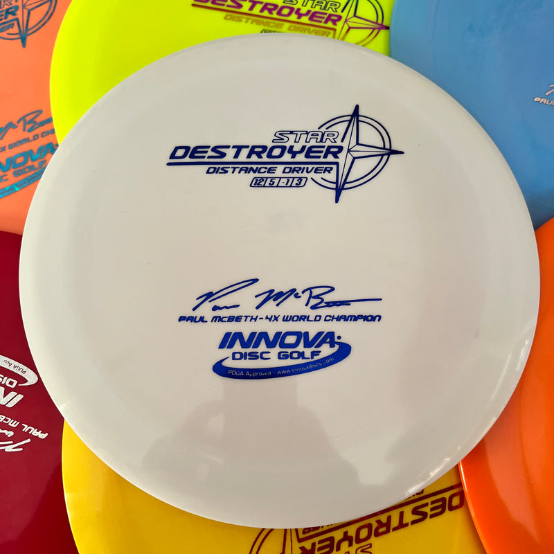 Innova 4x Paul McBeth "Embossed" Star Destroyer 12/5/-1/3