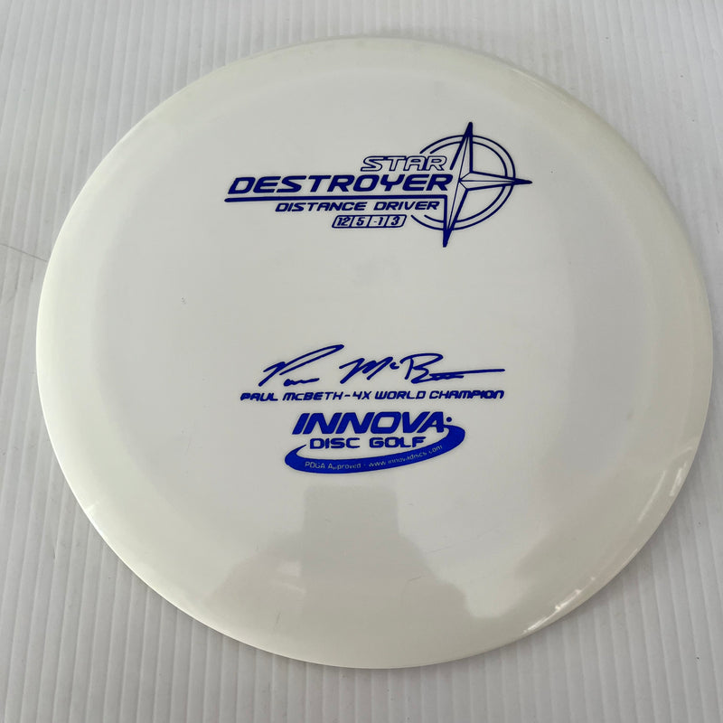 Innova 4x Paul McBeth "Embossed" Star Destroyer 12/5/-1/3