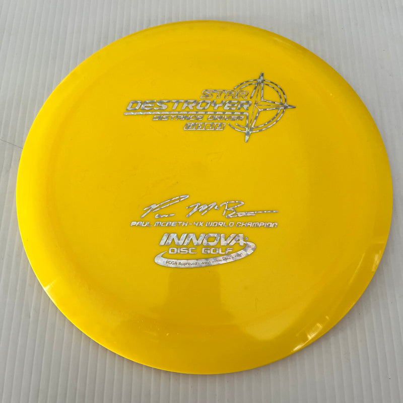 Innova 4x Paul McBeth "Embossed" Star Destroyer 12/5/-1/3