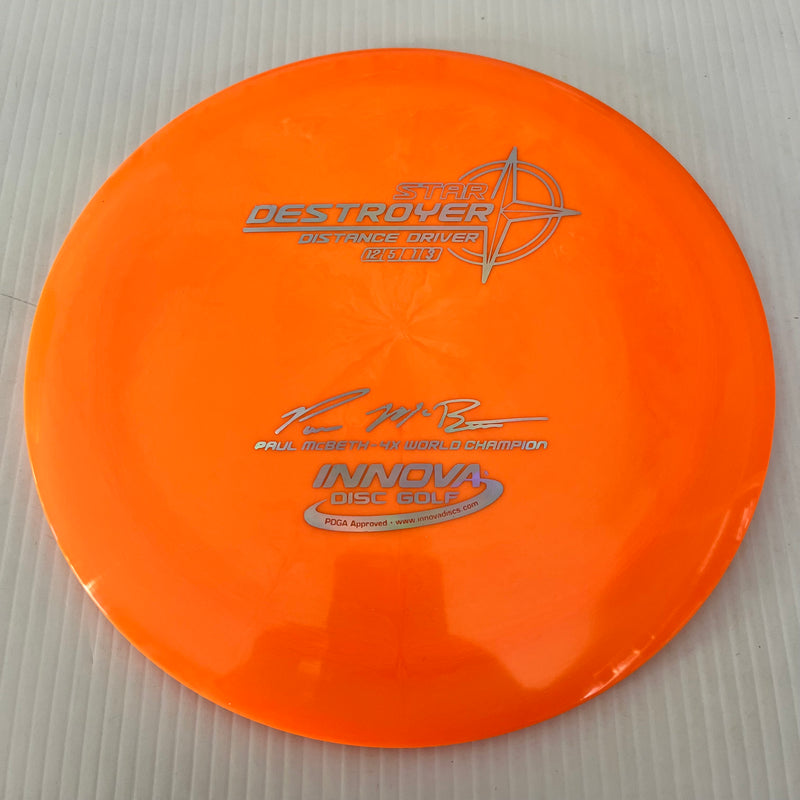 Innova 4x Paul McBeth "Embossed" Star Destroyer 12/5/-1/3