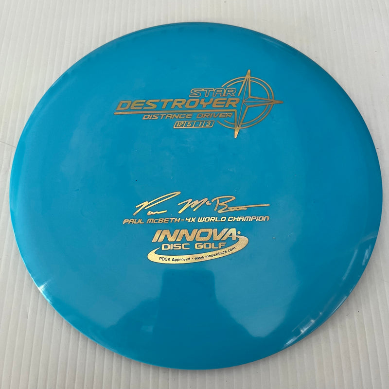 Innova 4x Paul McBeth "Embossed" Star Destroyer 12/5/-1/3