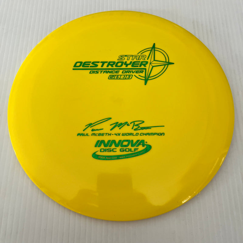 Innova 4x Paul McBeth "Embossed" Star Destroyer 12/5/-1/3