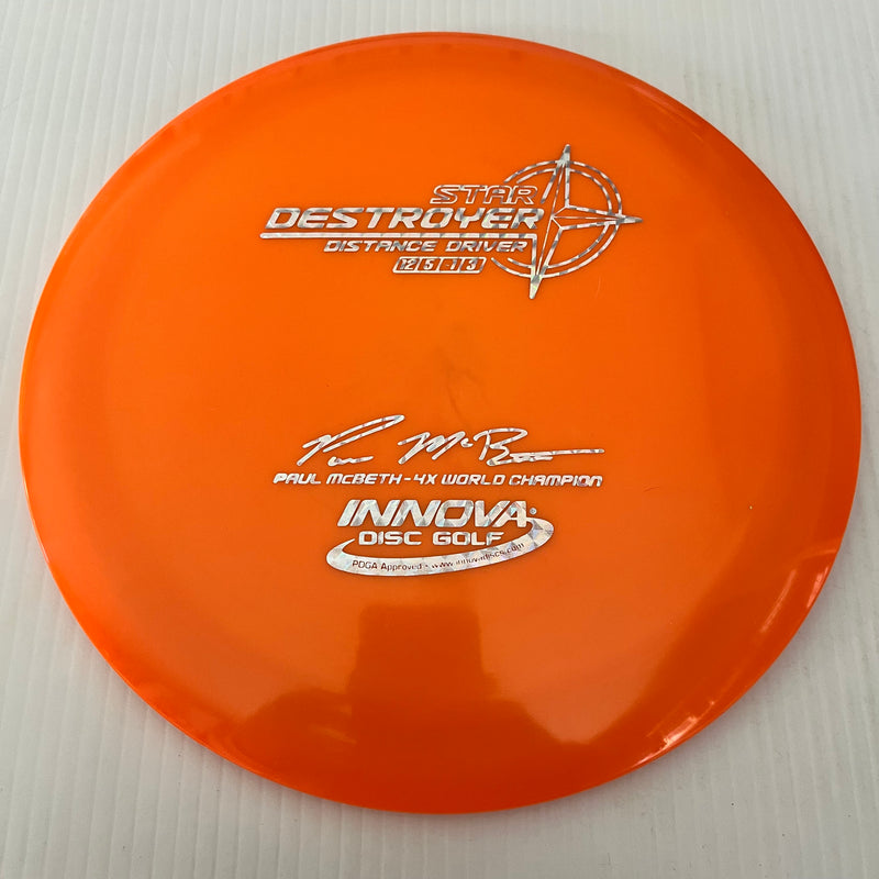 Innova 4x Paul McBeth "Embossed" Star Destroyer 12/5/-1/3