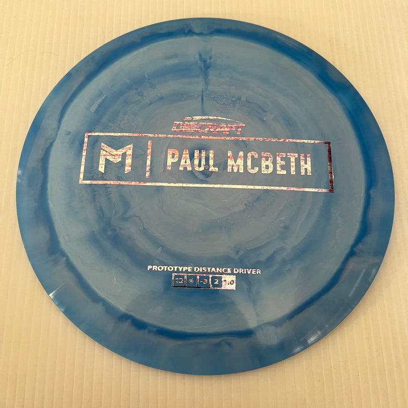 Discraft Paul McBeth Prototype Swirly ESP Hades 12/6/-3/2