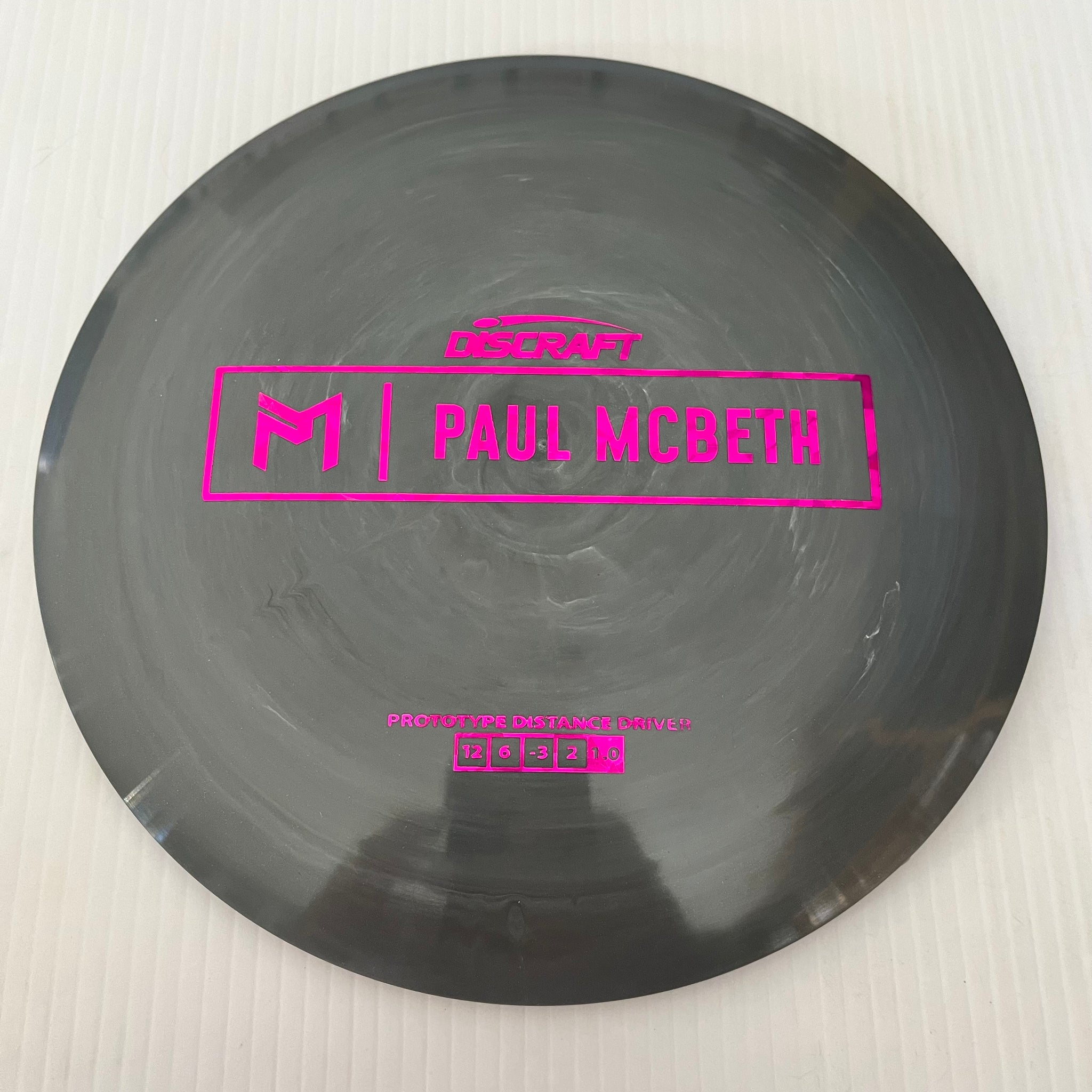 Discraft Paul McBeth Prototype Swirly ESP Hades 12/6/-3/2