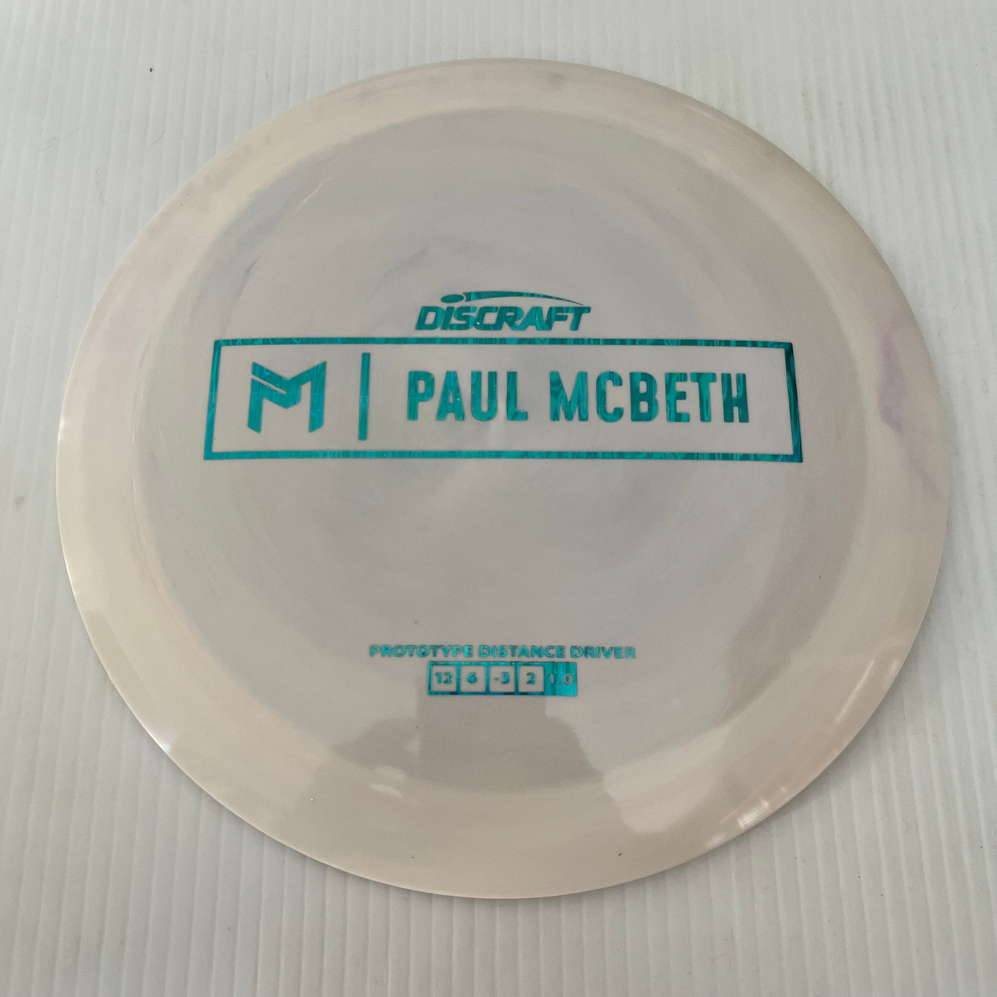 Discraft Paul McBeth Prototype Swirly ESP Hades 12/6/-3/2