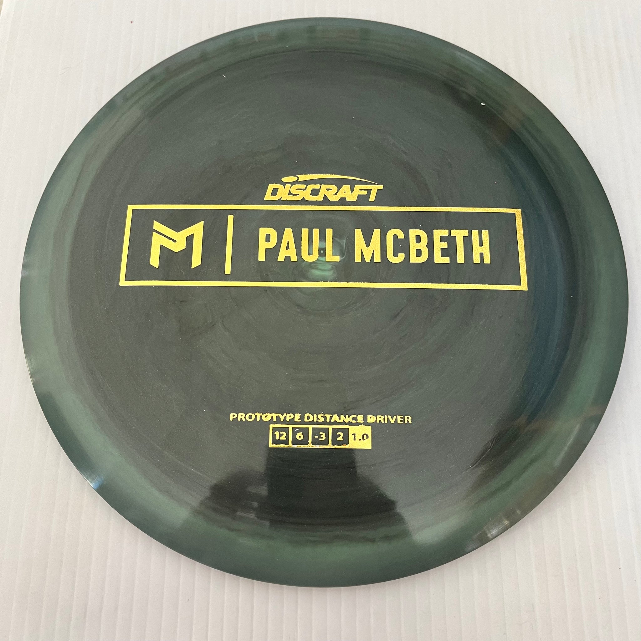 Discraft Paul McBeth Prototype Swirly ESP Hades 12/6/-3/2