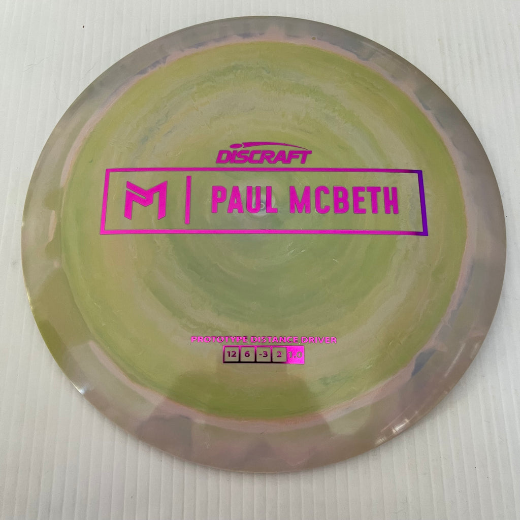 Discraft Paul McBeth Prototype Swirly ESP Hades 12/6/-3/2