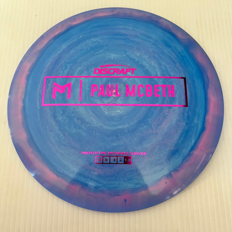 Discraft Paul McBeth Prototype Swirly ESP Hades 12/6/-3/2