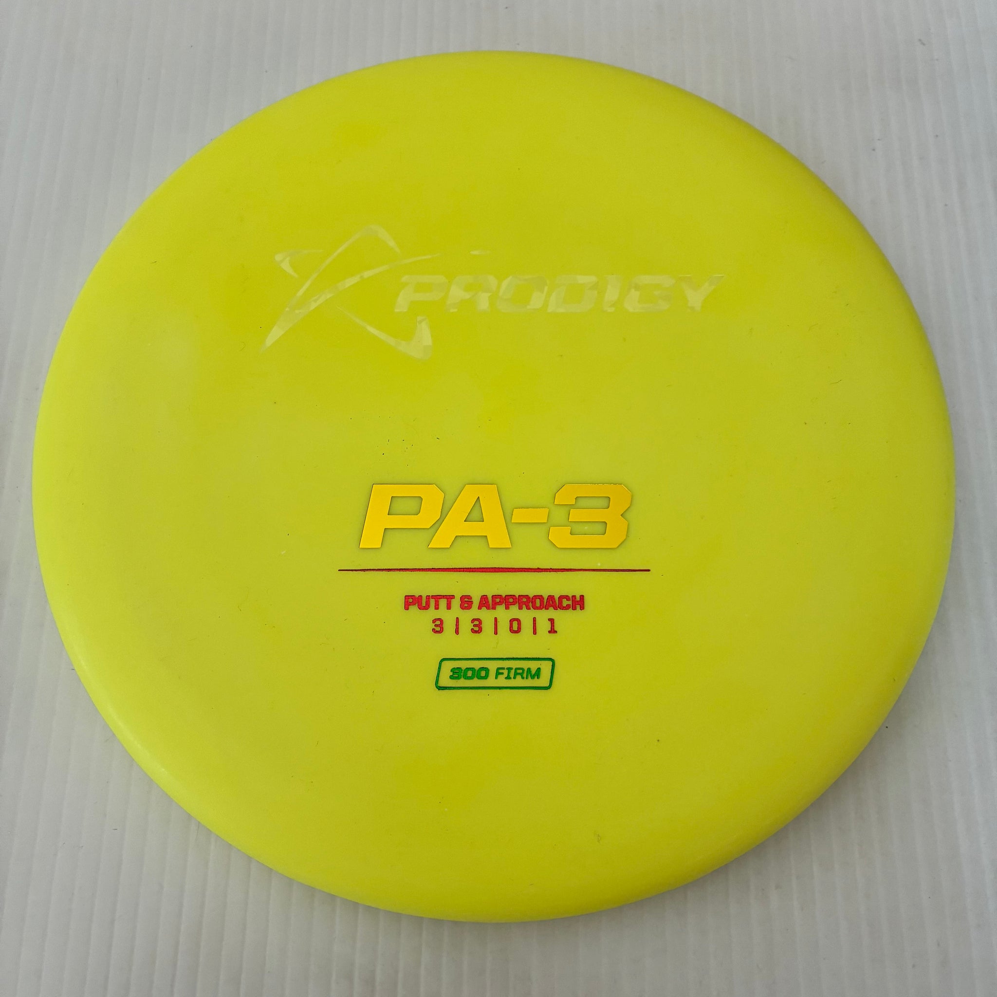 Prodigy 300 Firm Pa-3 3/3/0/1