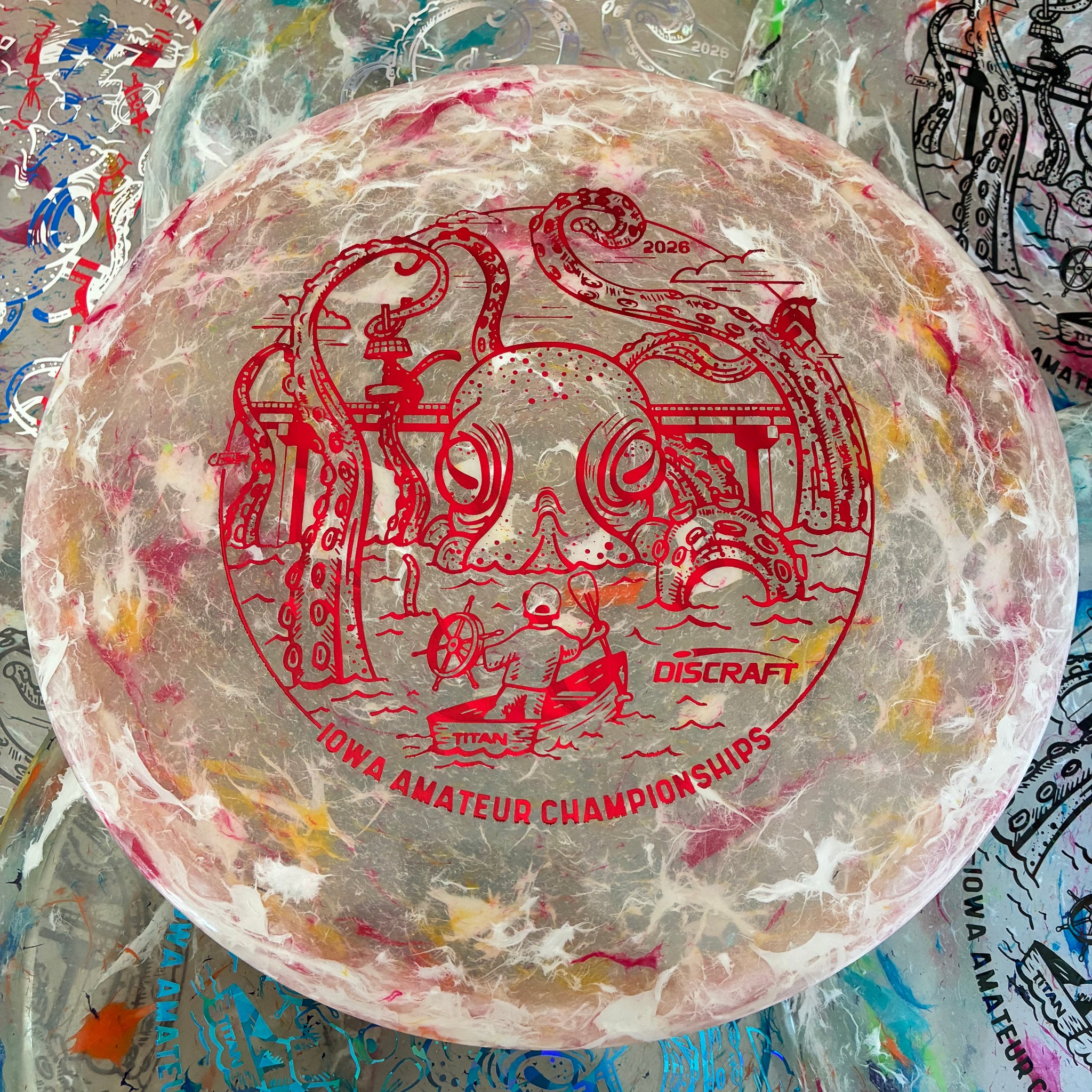 Discraft 2026 Iowa Amateur Championships Jawbreaker Z FLX Sol 4/5/-3/0
