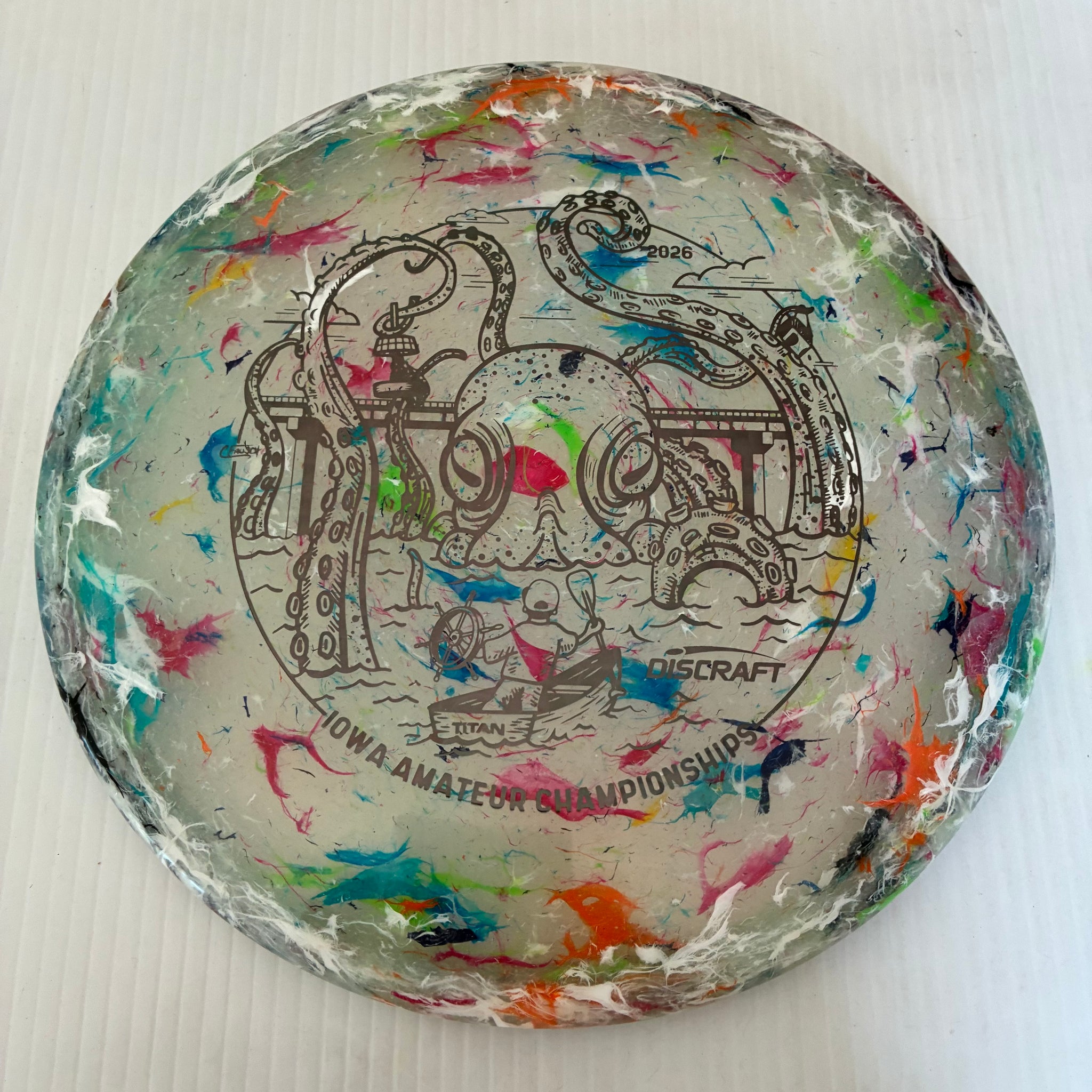 Discraft 2026 Iowa Amateur Championships Jawbreaker Z FLX Sol 4/5/-3/0