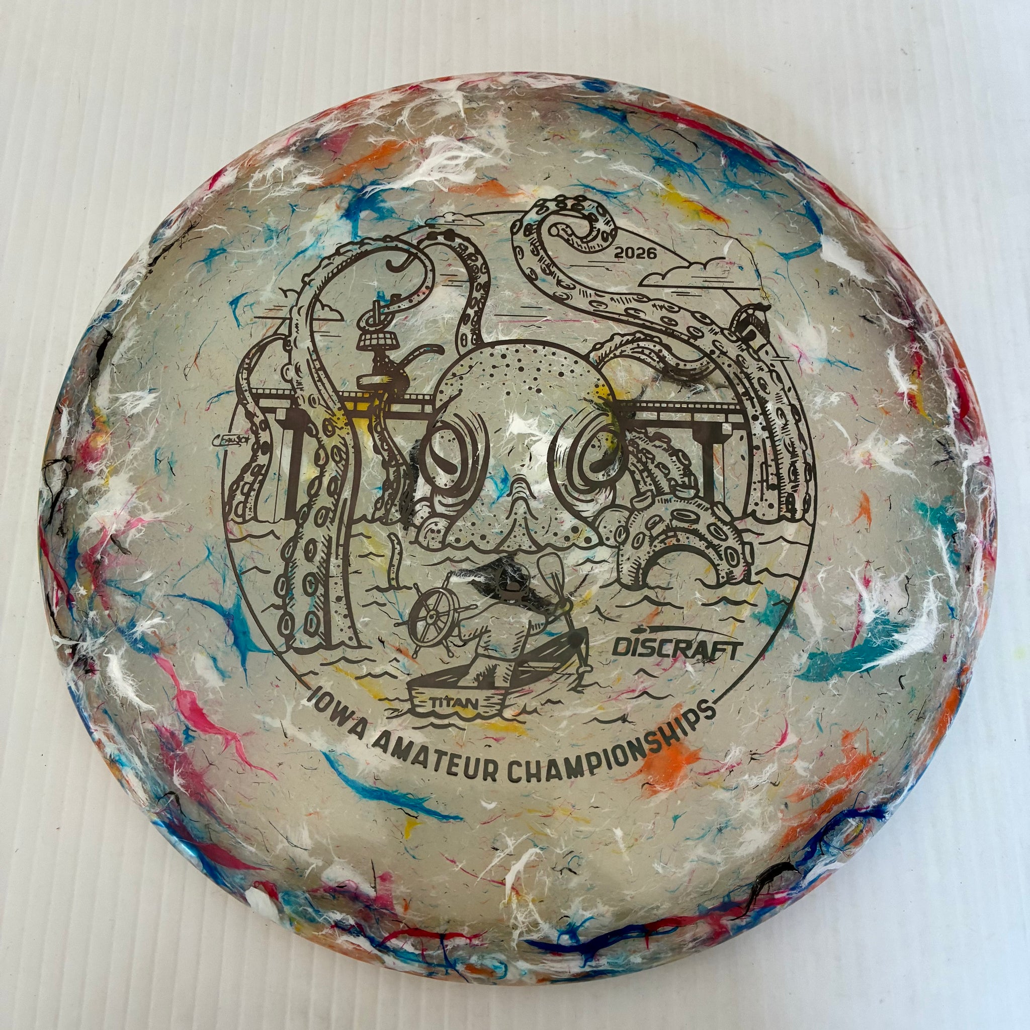Discraft 2026 Iowa Amateur Championships Jawbreaker Z FLX Sol 4/5/-3/0