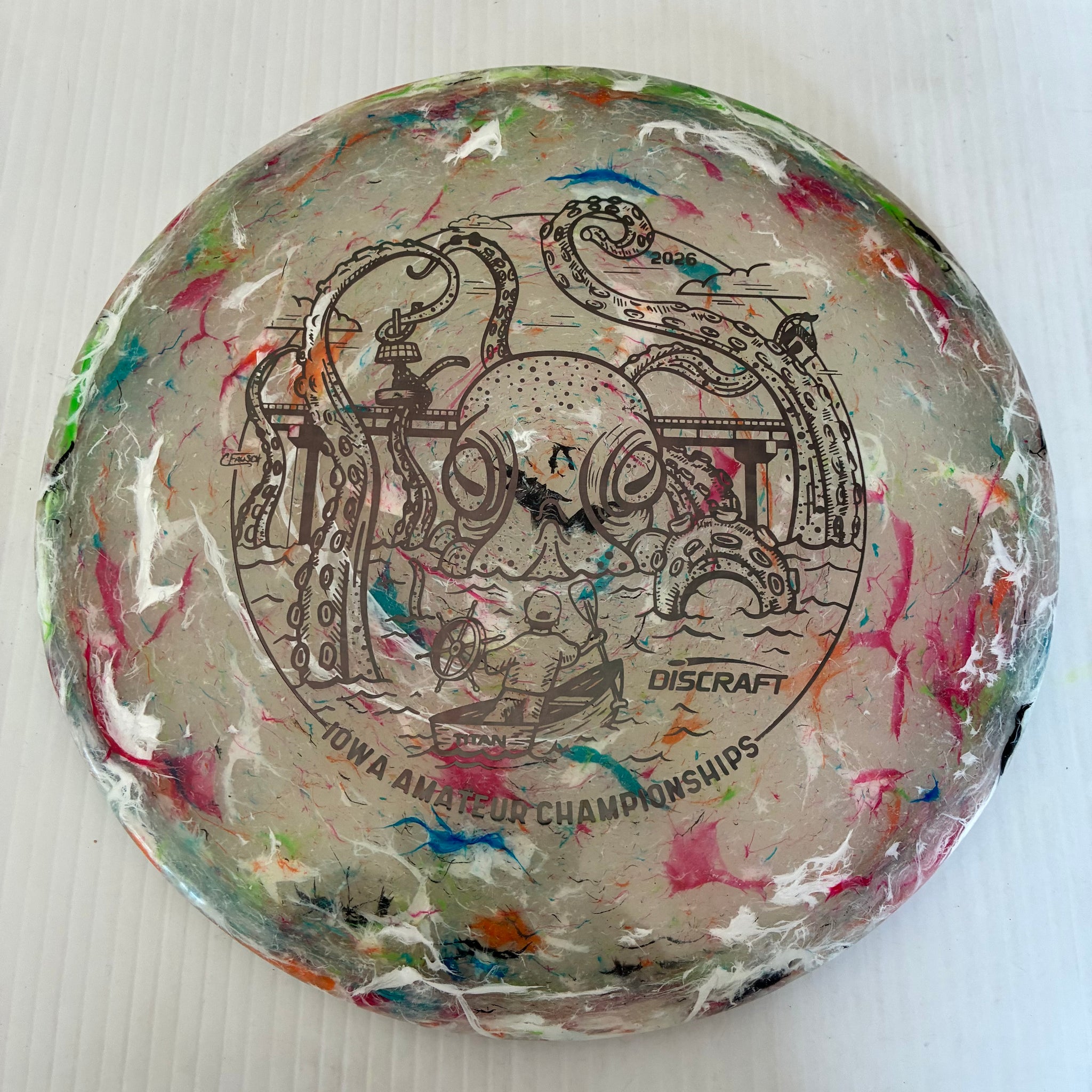 Discraft 2026 Iowa Amateur Championships Jawbreaker Z FLX Sol 4/5/-3/0