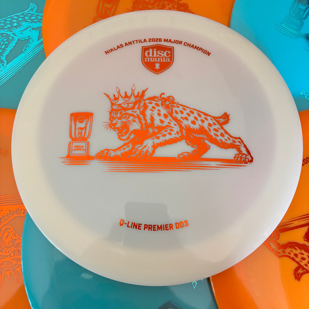 Discmania 2026 Niklas Anttila PDGA Champions Cup Champion Premier Q-Line DD3 12/5/-1/3