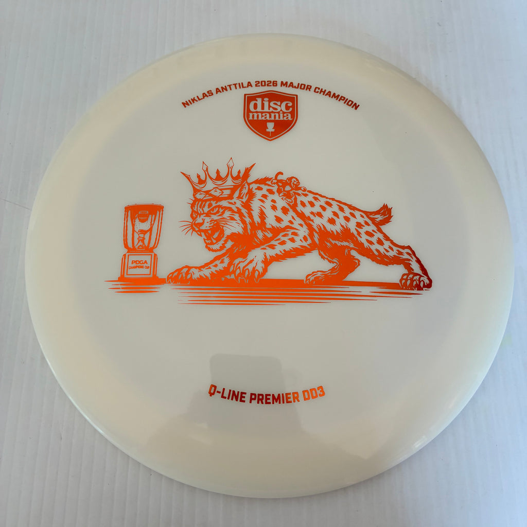 Discmania 2026 Niklas Anttila PDGA Champions Cup Champion Premier Q-Line DD3 12/5/-1/3