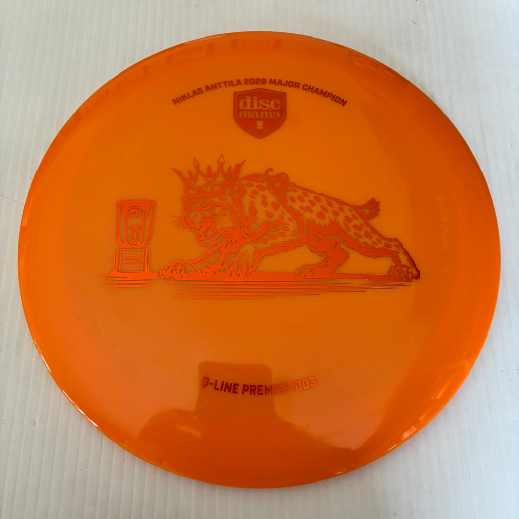 Discmania 2026 Niklas Anttila PDGA Champions Cup Champion Premier Q-Line DD3 12/5/-1/3