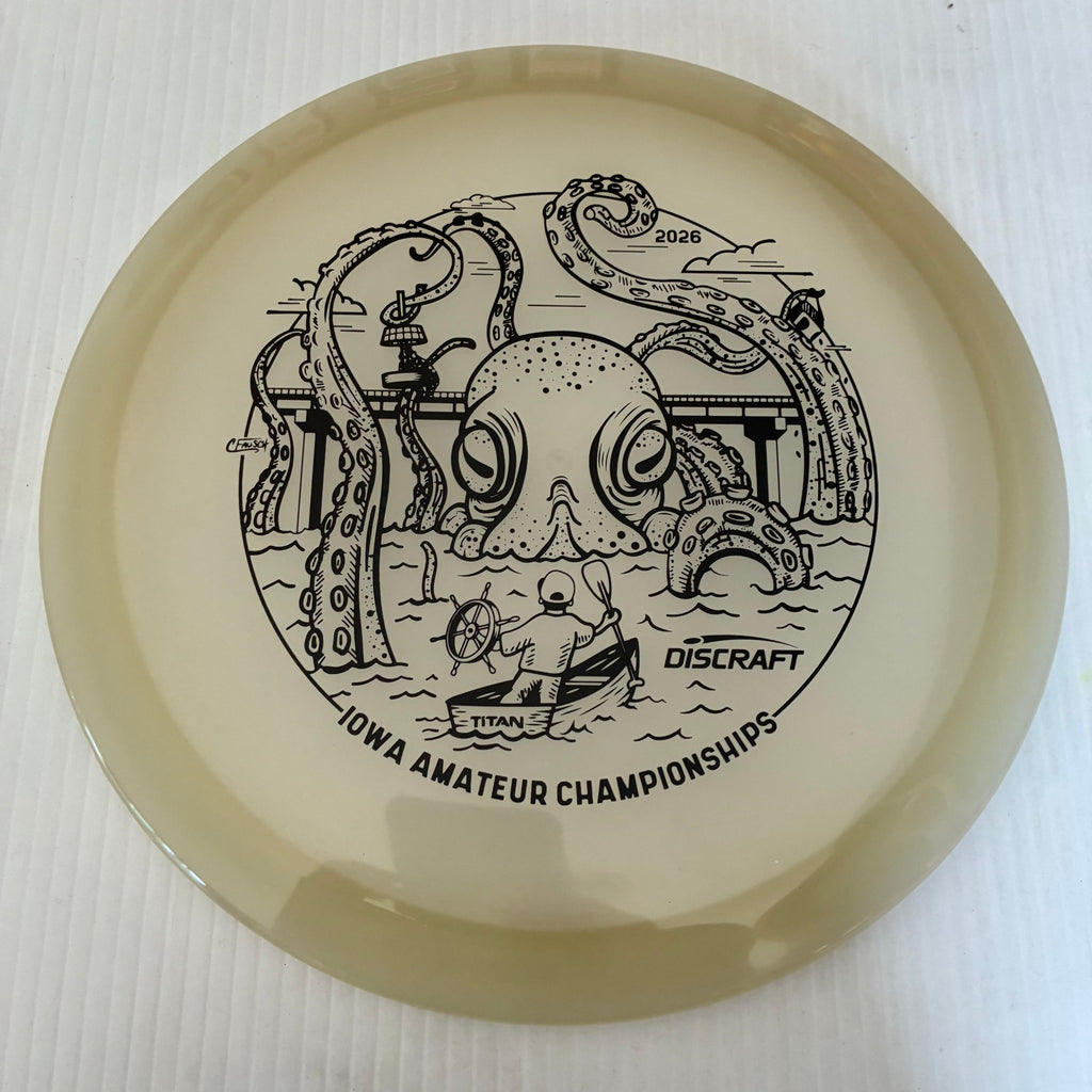 Discraft 2026 Iowa Amateur Championships Glow Z Cicada 7/6/-1/1