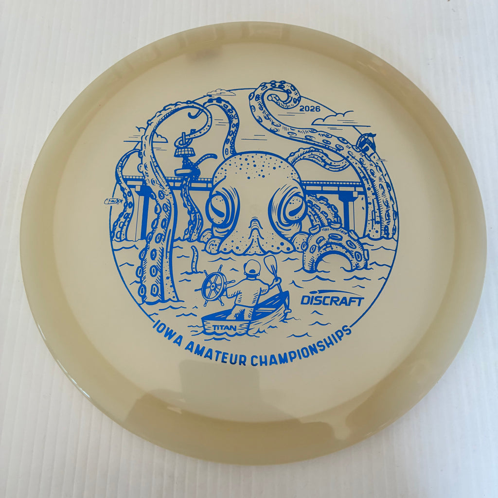 Discraft 2026 Iowa Amateur Championships Glow Z Cicada 7/6/-1/1