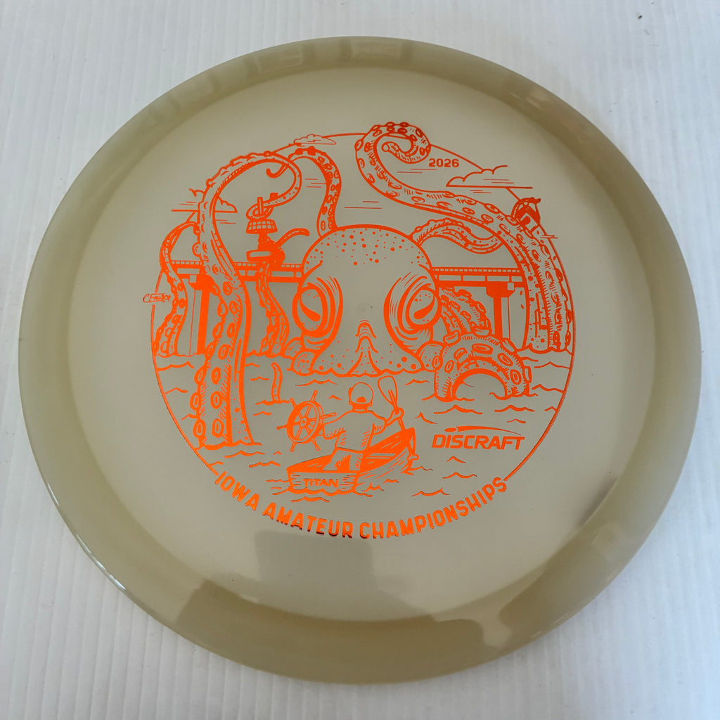 Discraft 2026 Iowa Amateur Championships Glow Z Cicada 7/6/-1/1