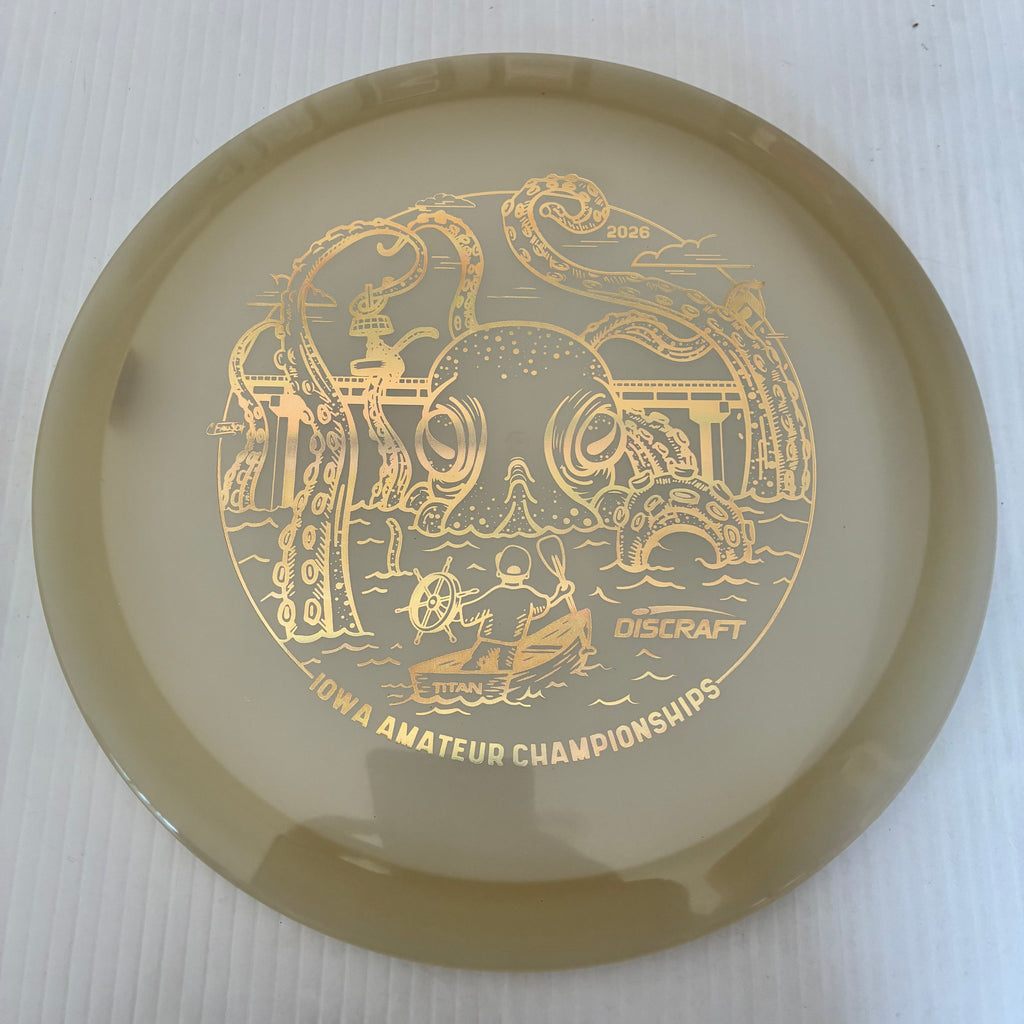 Discraft 2026 Iowa Amateur Championships Glow Z Cicada 7/6/-1/1