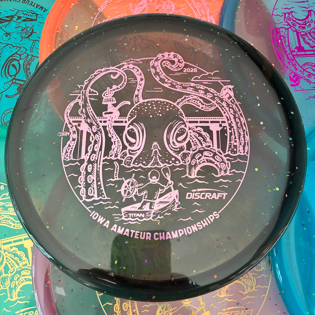 Discraft 2026 Iowa Amateur Championships Confetti Z Zone SS 4/4/-1/2