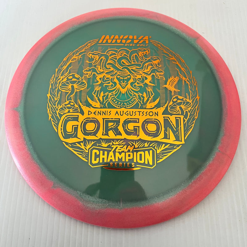 Innova 2025 Dennis Augustsson Team Champion Series Proto Glow Halo Champion Gorgon 10/6/-2/1