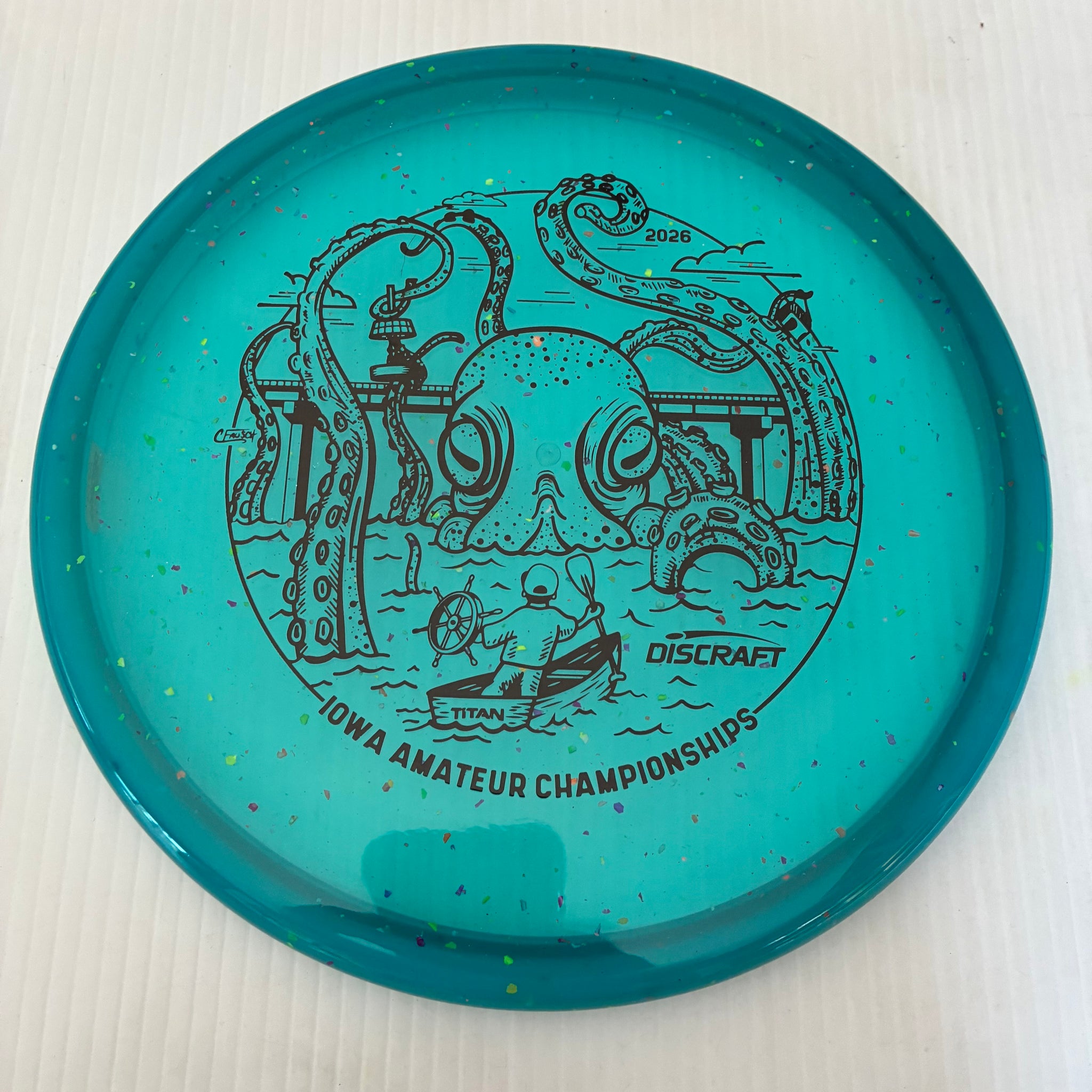 Discraft 2026 Iowa Amateur Championships Confetti Z Zone SS 4/4/-1/2