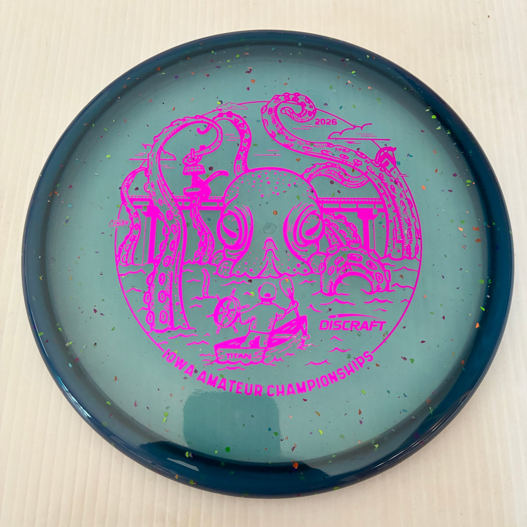 Discraft 2026 Iowa Amateur Championships Confetti Z Zone SS 4/4/-1/2
