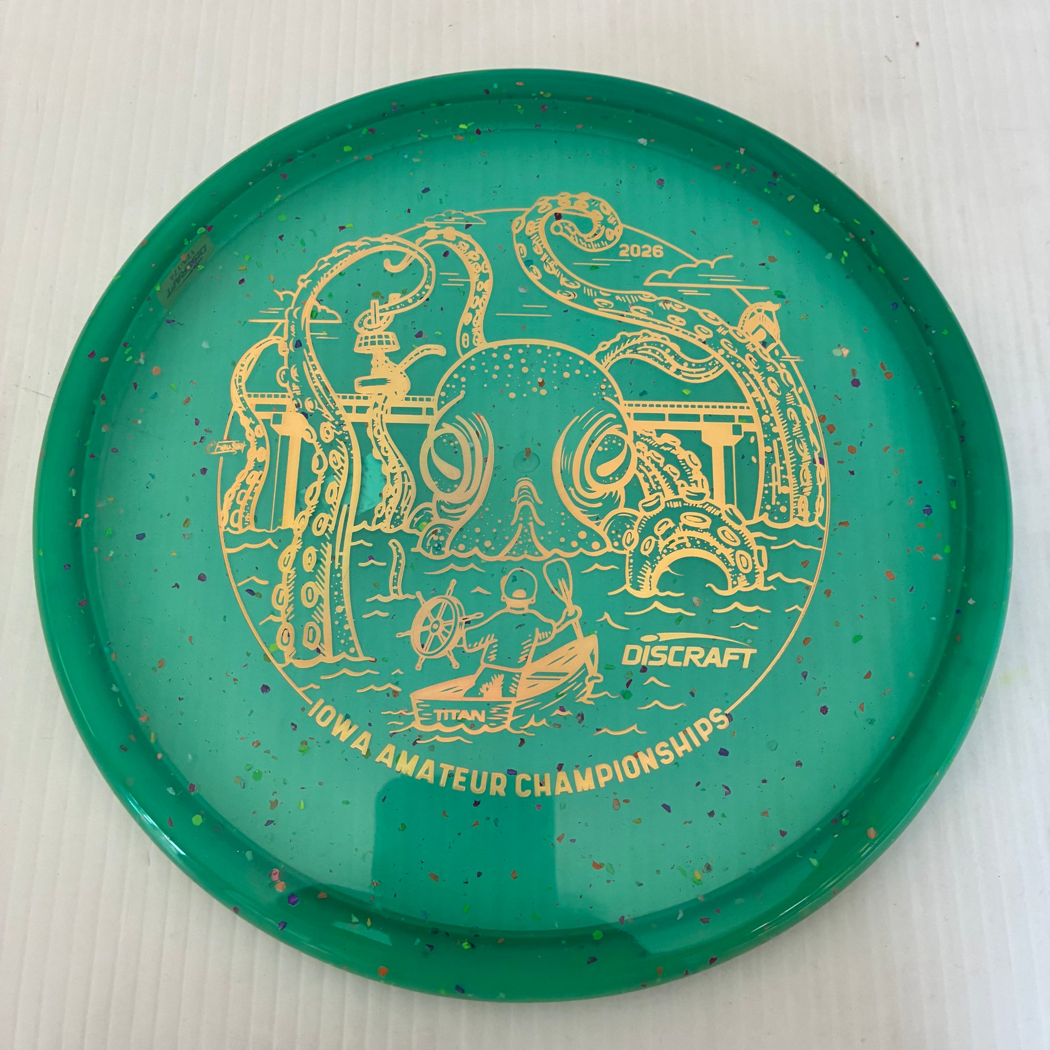 Discraft 2026 Iowa Amateur Championships Confetti Z Zone SS 4/4/-1/2