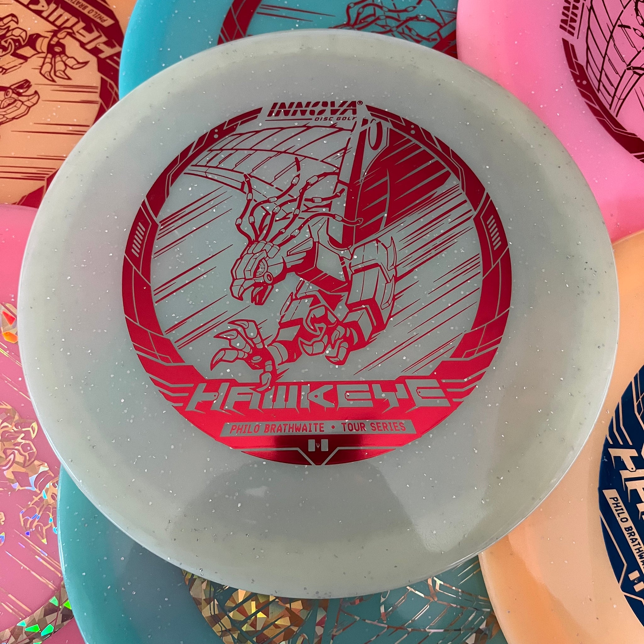 Innova 2023 Philo Brathwaite Tour Series Metal Flake Champion Glow Hawkeye 7/5/-1/1