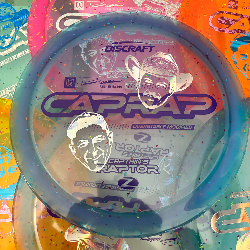 Discraft 2026 Paul Ulibarri Open @ Austin Champion Z Confetti Captain's Raptor 9/3/1/4