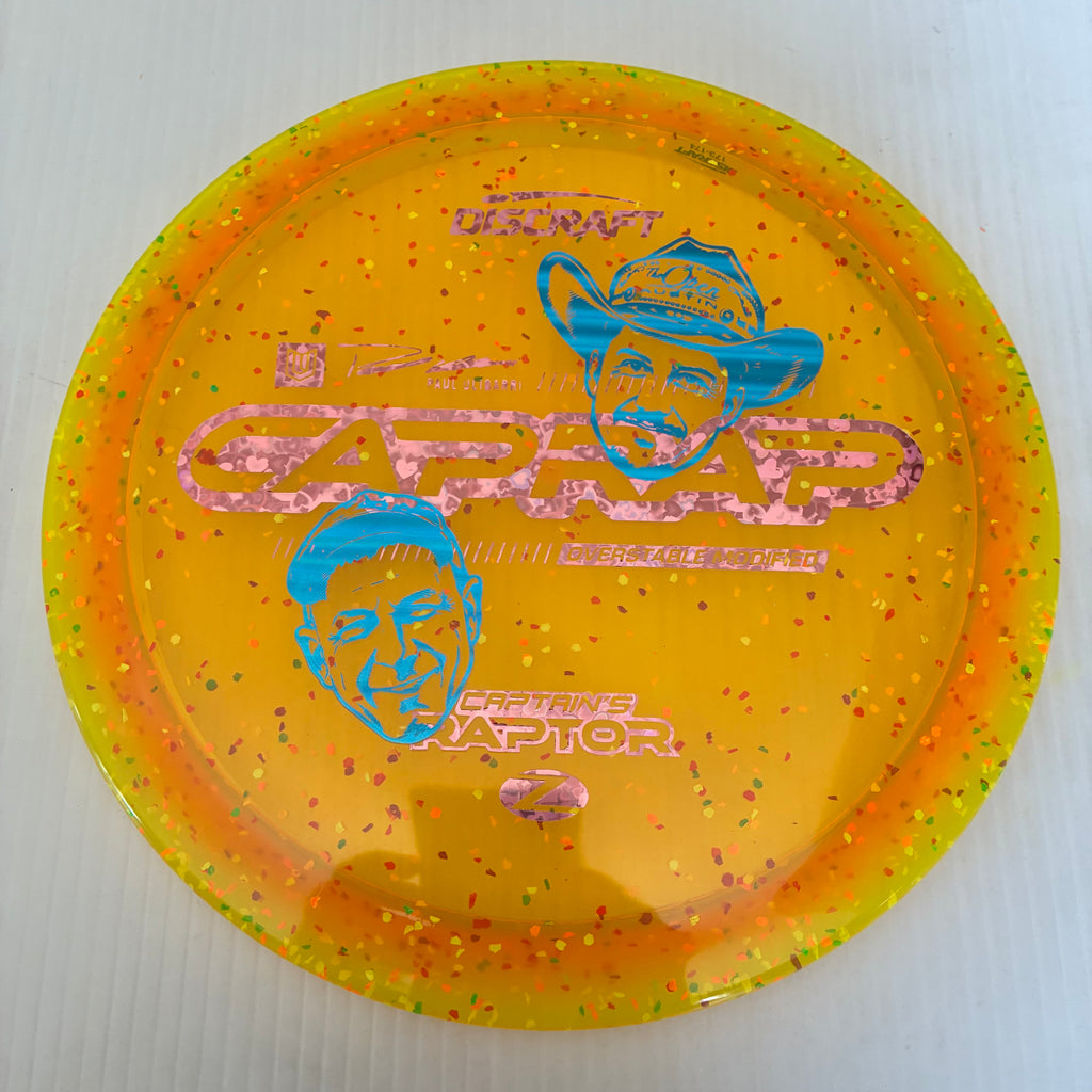 Discraft 2026 Paul Ulibarri Open @ Austin Champion Z Confetti Captain's Raptor 9/3/1/4