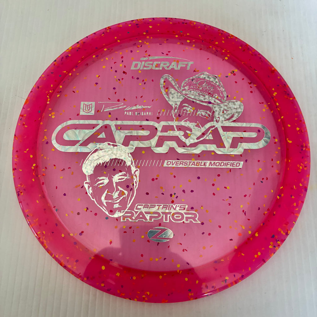 Discraft 2026 Paul Ulibarri Open @ Austin Champion Z Confetti Captain's Raptor 9/3/1/4